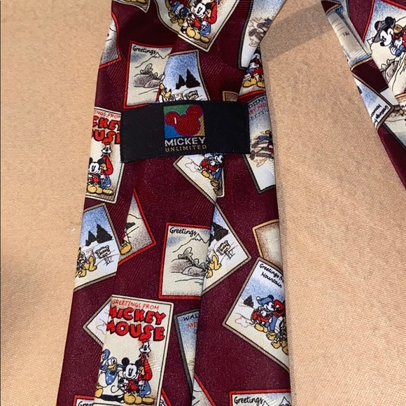 1990s Mickey Unlimited Tie Traveling Postcards - Picture 3 of 3